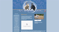 Desktop Screenshot of lesanonsduvaron.com